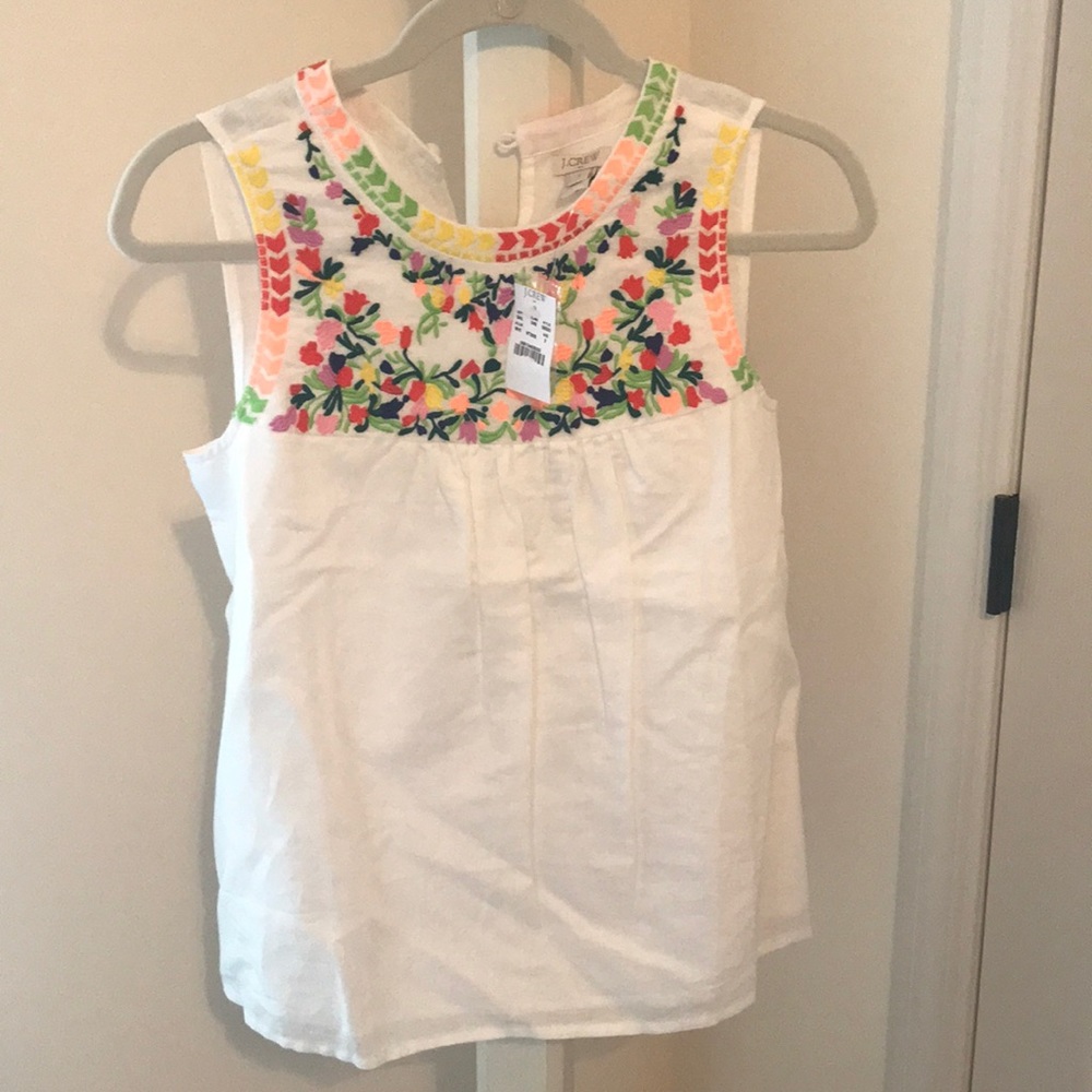 Summer floral tank top
